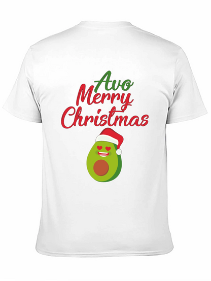 Camiseta Navideña Aguacate Avo Merry Christmas