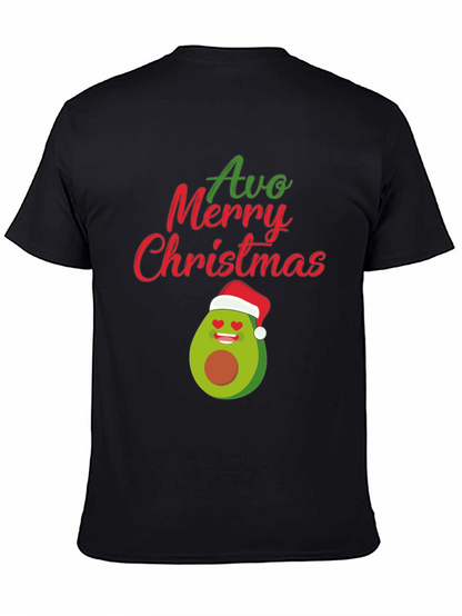 Camiseta Navideña Aguacate Avo Merry Christmas