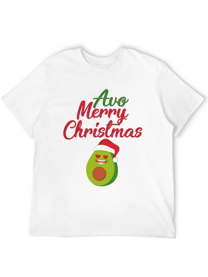 Camiseta Navideña Aguacate Avo Merry Christmas