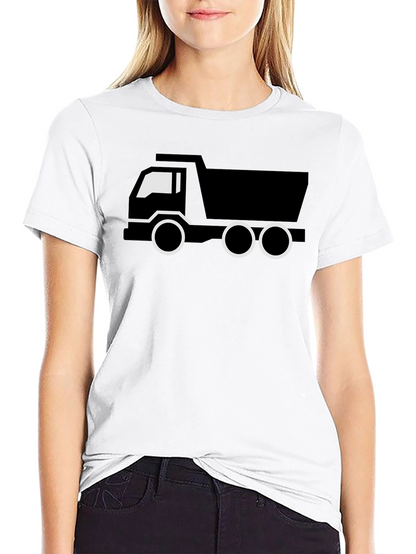 Camiseta Negra con Diseño de Camión para Hombre