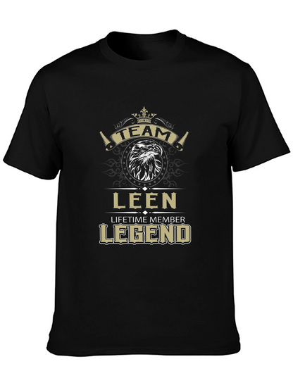 Camiseta Negra TEAM LEEN Legend
