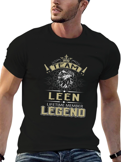 Camiseta Negra TEAM LEEN Legend