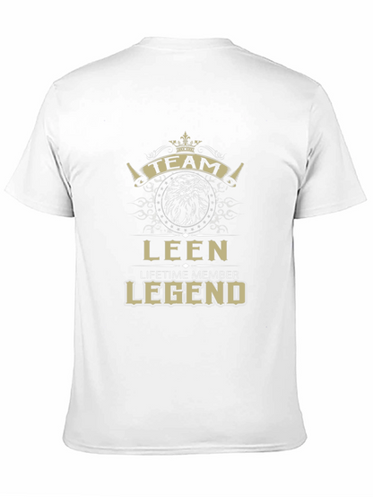 Camiseta Negra TEAM LEEN Legend