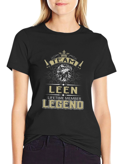 Camiseta Negra TEAM LEEN Legend