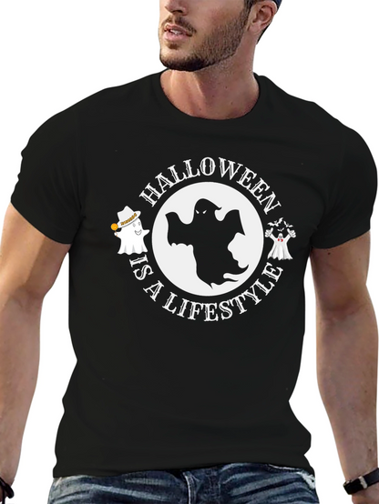 Camiseta Negra Halloween Lifestyle