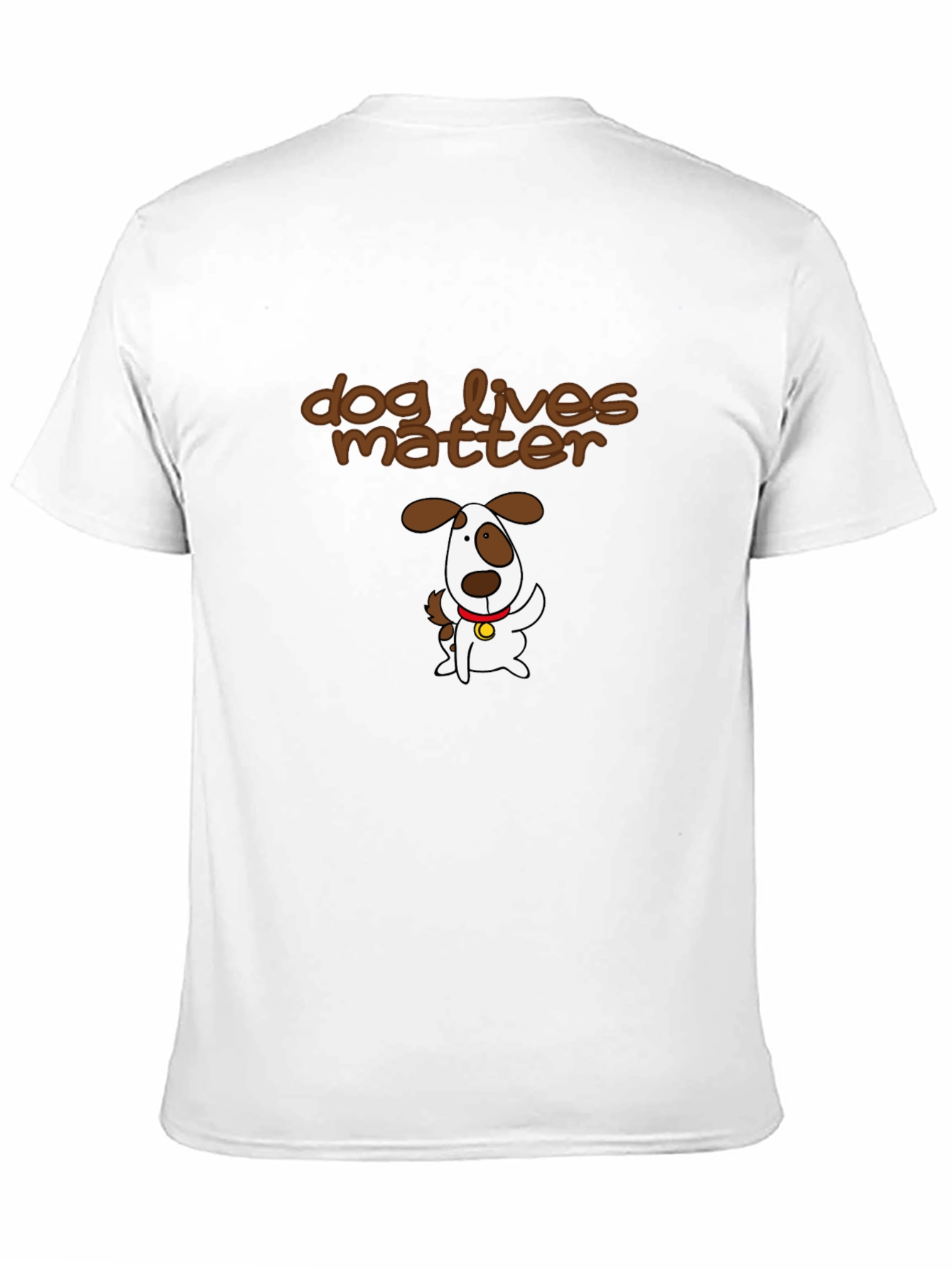 Camiseta Negra con Diseño Dog Lives Matter