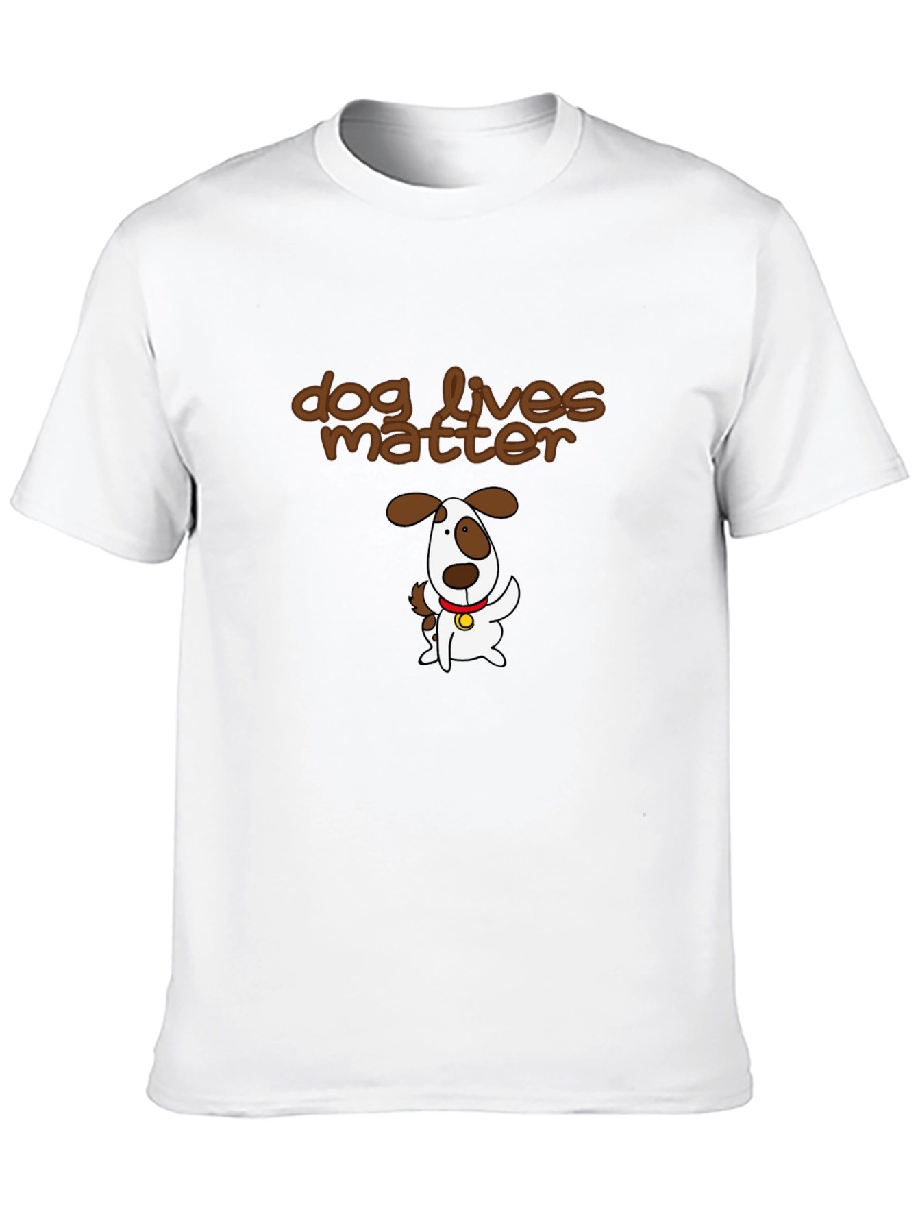 Camiseta Negra con Diseño Dog Lives Matter