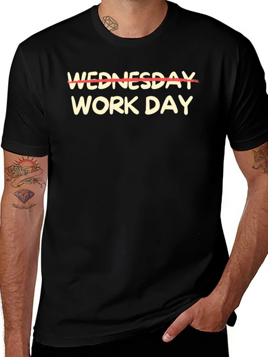 Camiseta Negra - Miércoles No es Día Laboral