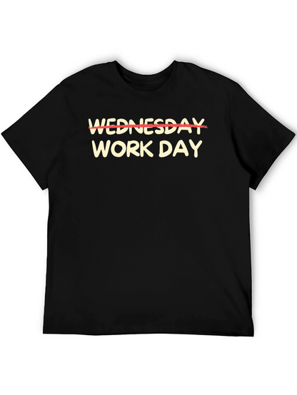 Camiseta Negra - Miércoles No es Día Laboral