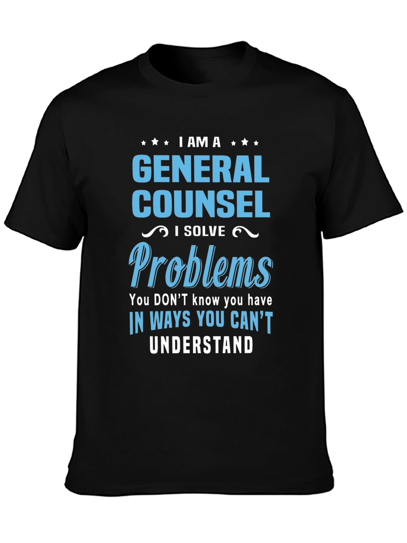 Camiseta General Counsel: Resuelve Problemas