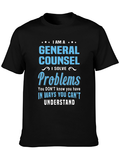Camiseta General Counsel: Resuelve Problemas