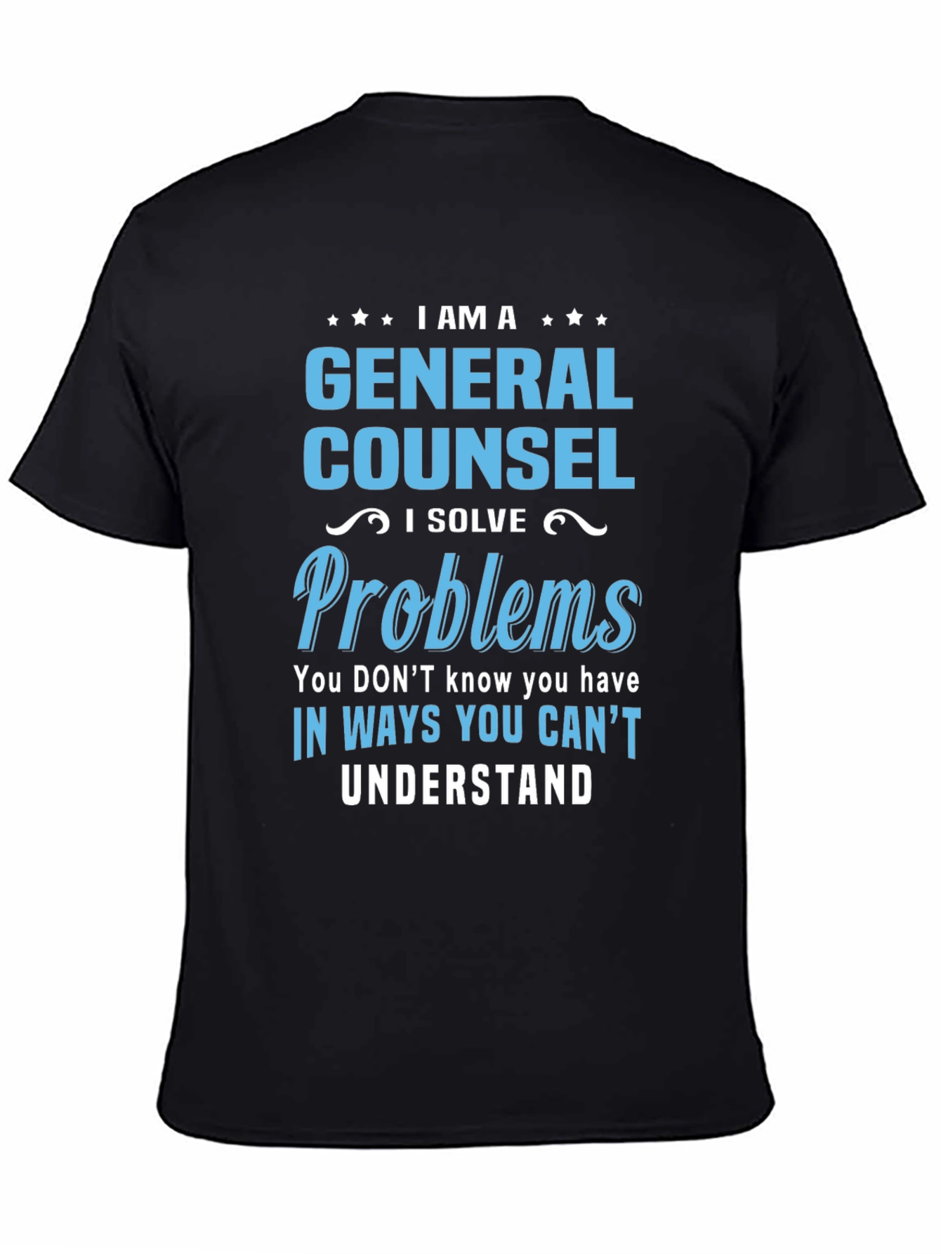 Camiseta General Counsel: Resuelve Problemas