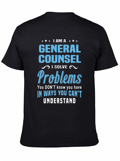 Camiseta General Counsel: Resuelve Problemas