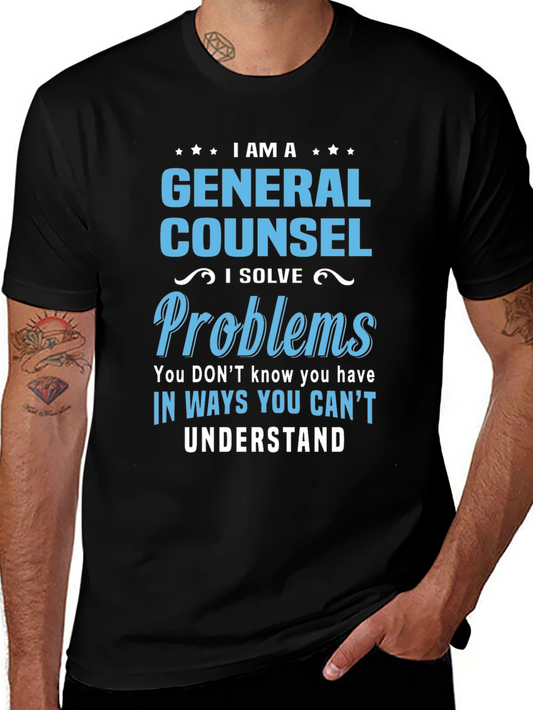 Camiseta General Counsel: Resuelve Problemas