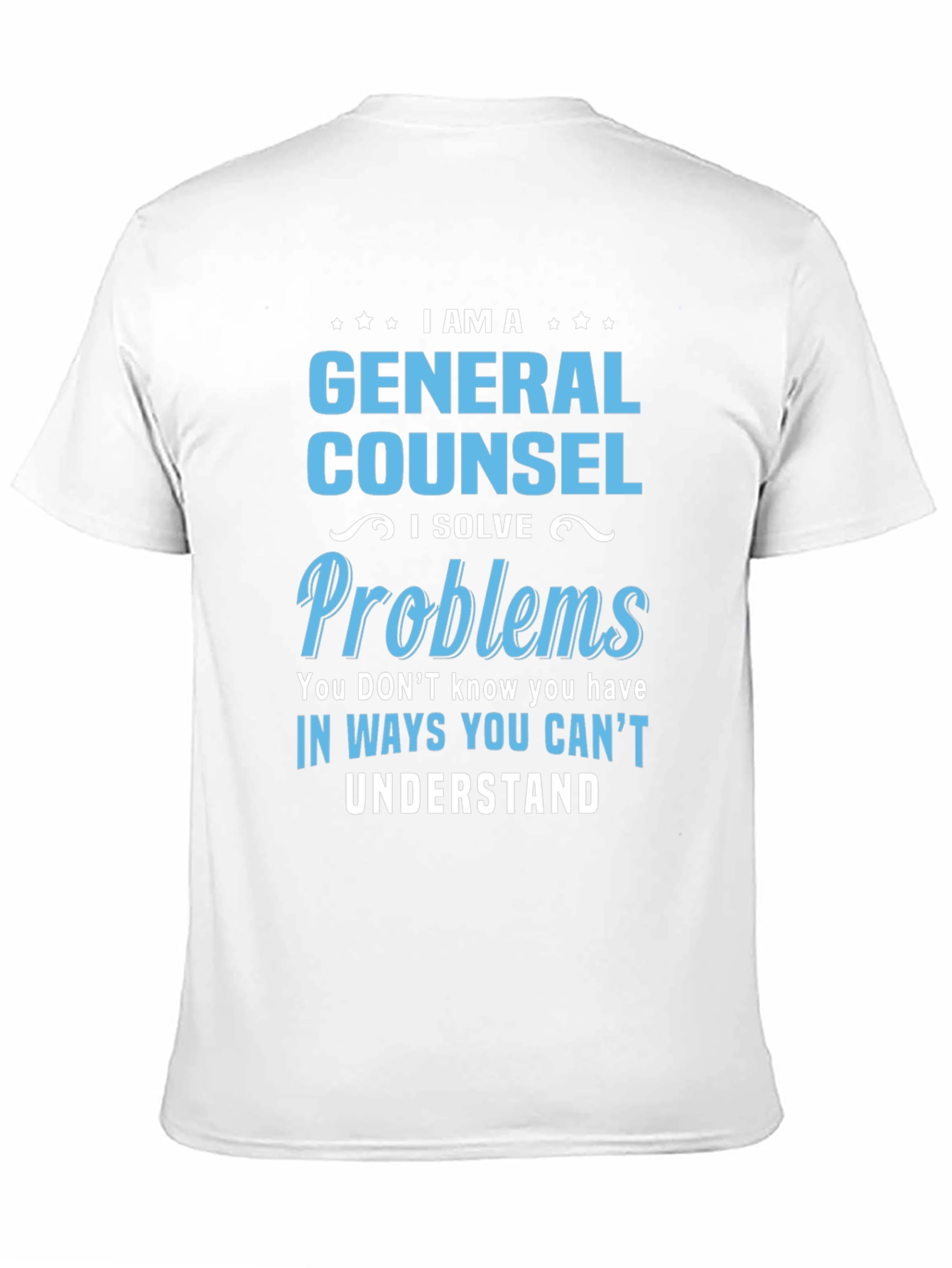 Camiseta General Counsel: Resuelve Problemas