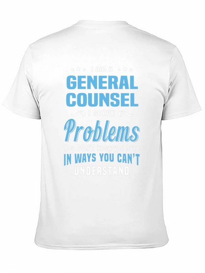 Camiseta General Counsel: Resuelve Problemas