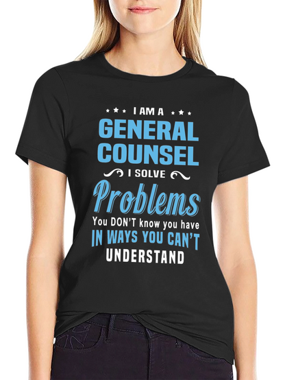 Camiseta General Counsel: Resuelve Problemas