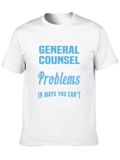 Camiseta General Counsel: Resuelve Problemas