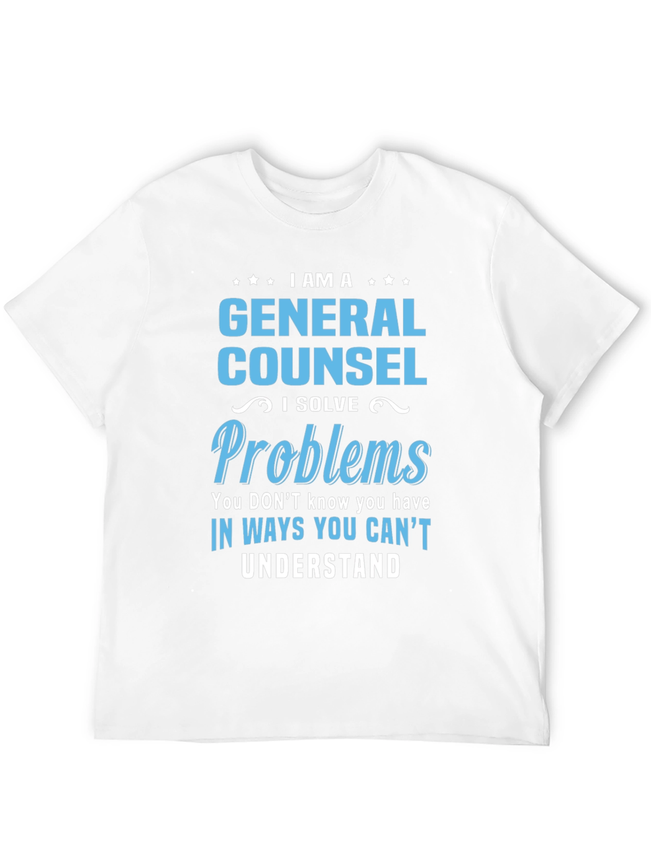 Camiseta General Counsel: Resuelve Problemas
