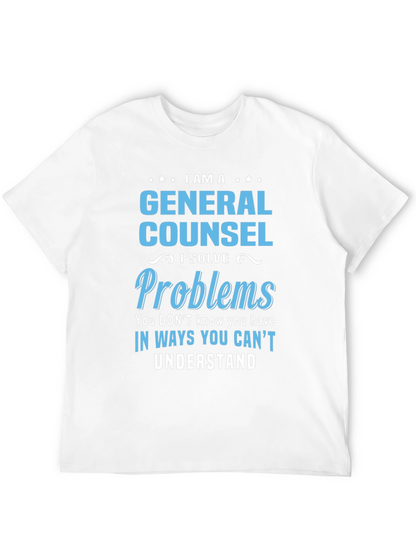 Camiseta General Counsel: Resuelve Problemas