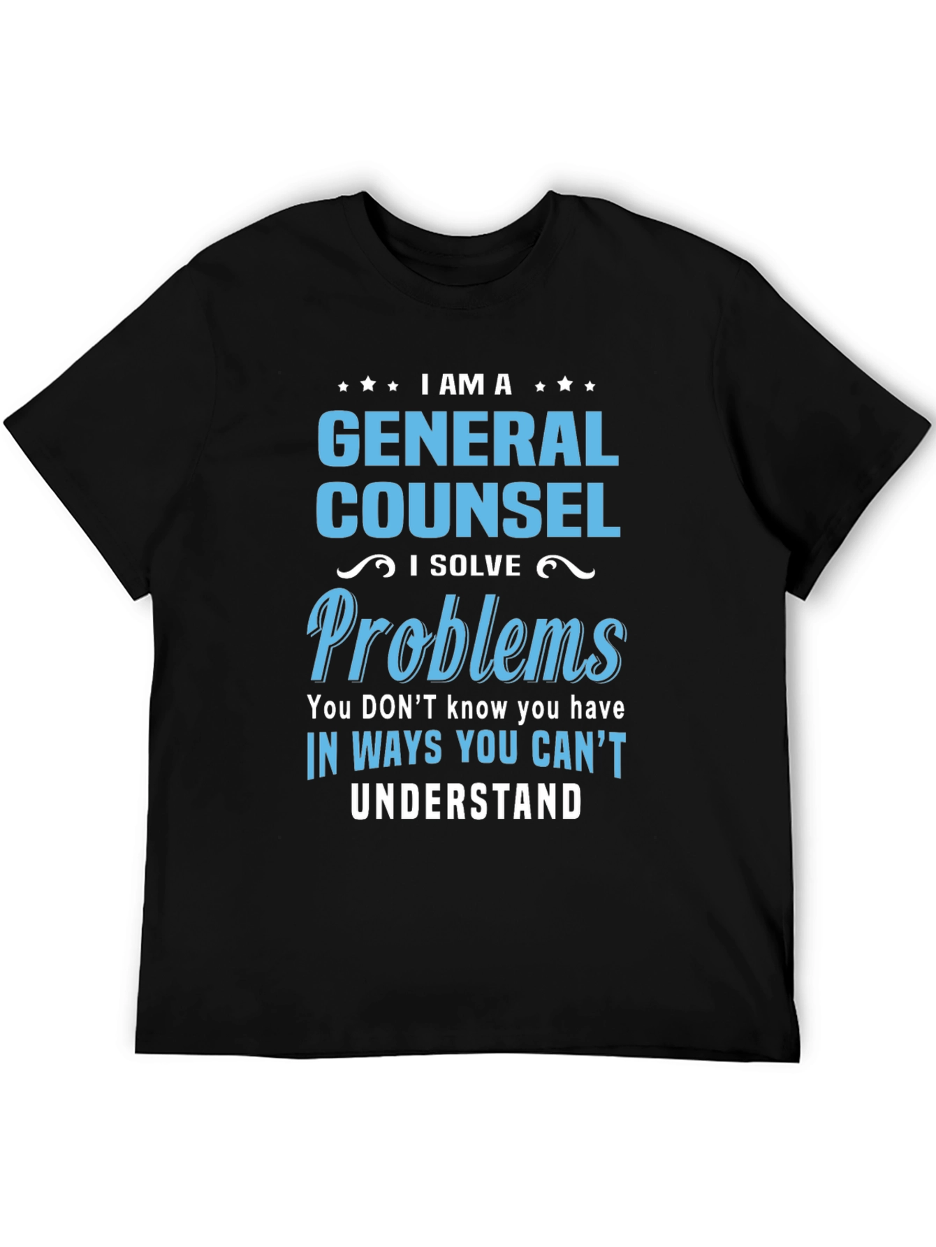 Camiseta General Counsel: Resuelve Problemas