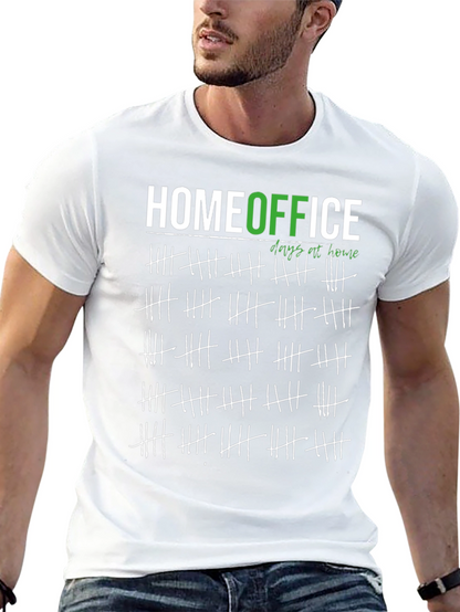 Camiseta Hombre Home Office - Días en Casa