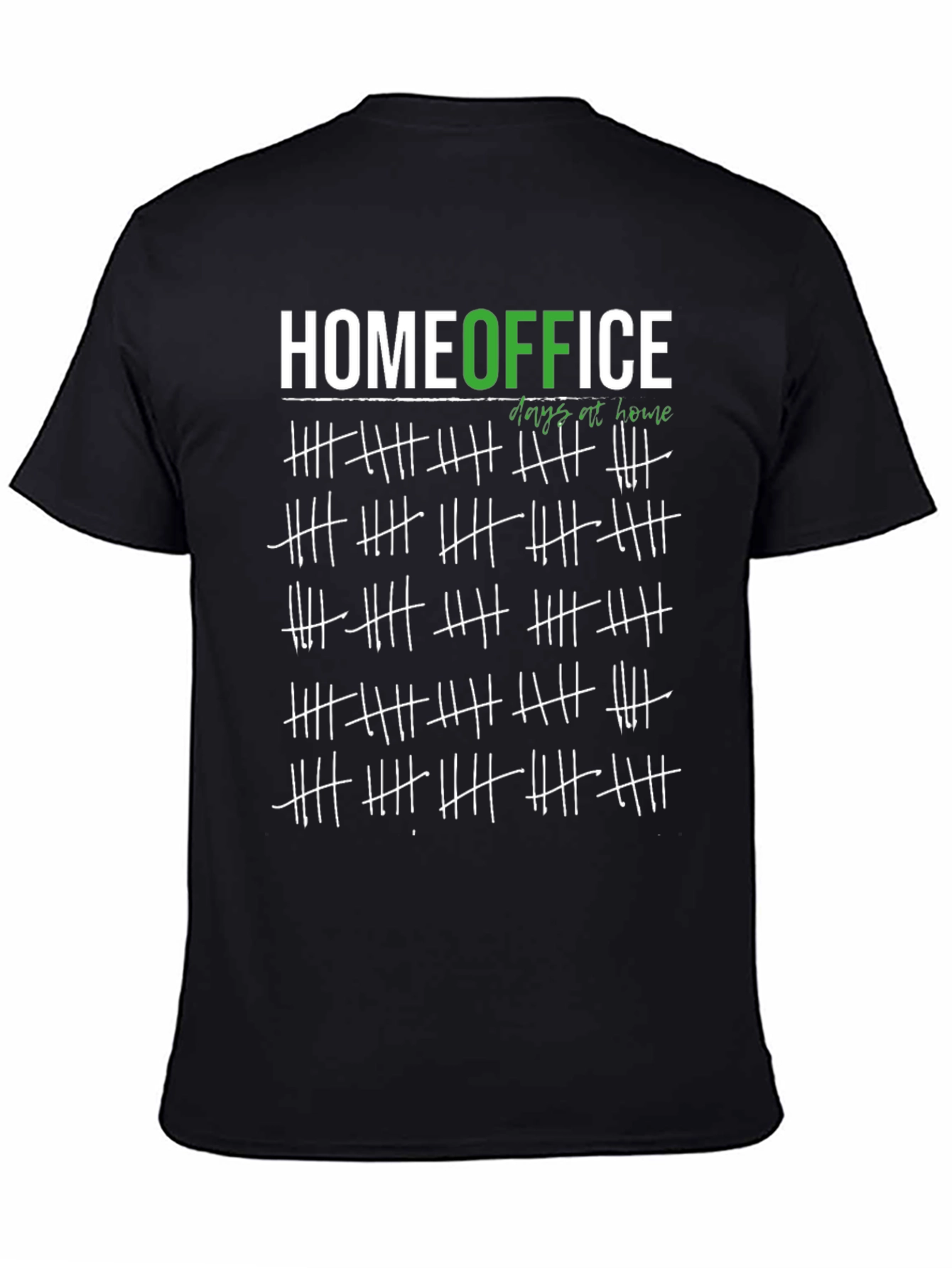 Camiseta Hombre Home Office - Días en Casa