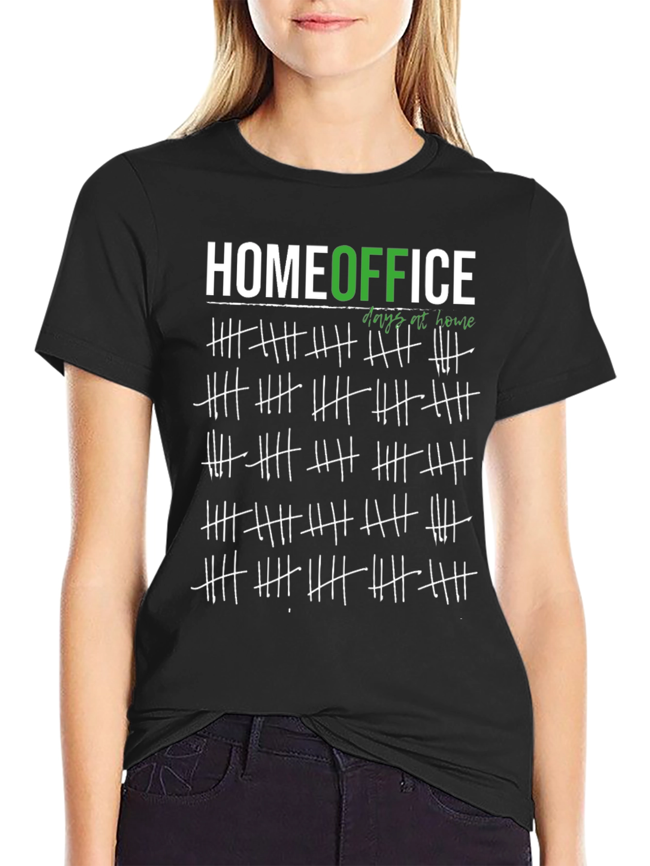Camiseta Hombre Home Office - Días en Casa