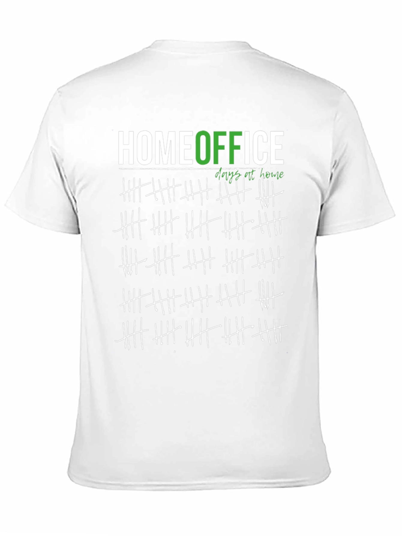 Camiseta Hombre Home Office - Días en Casa