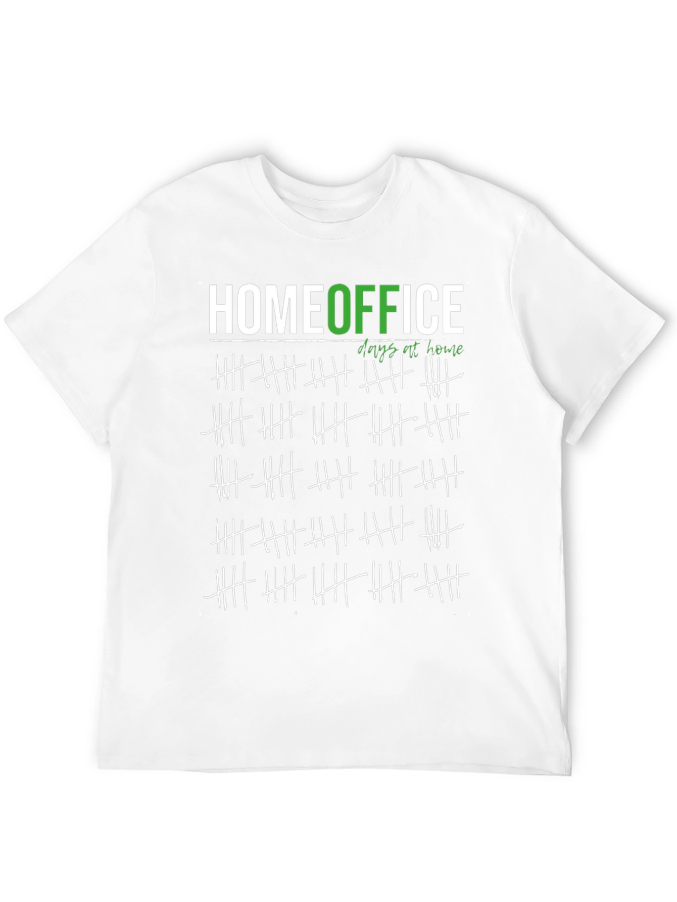 Camiseta Hombre Home Office - Días en Casa