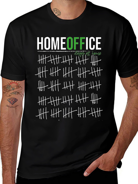 Camiseta Hombre Home Office - Días en Casa