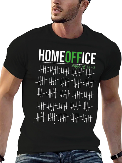 Camiseta Hombre Home Office - Días en Casa