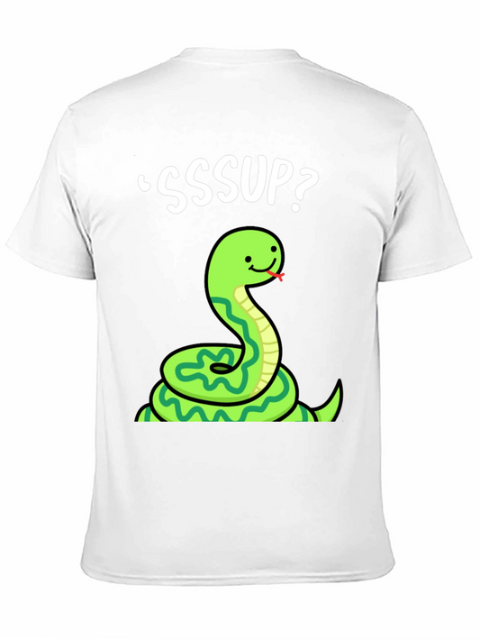 Camiseta Negra SSSup? con Serpiente Animada