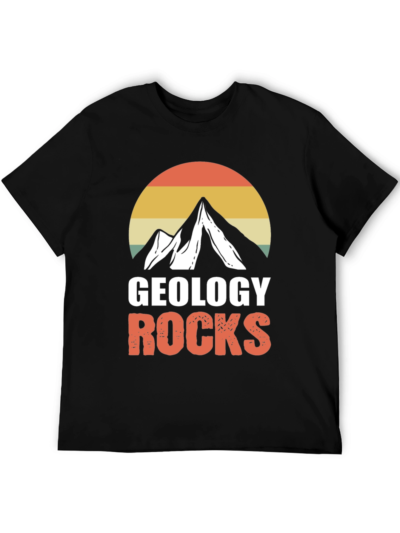 Camiseta Geología Rocks Montaña Retro