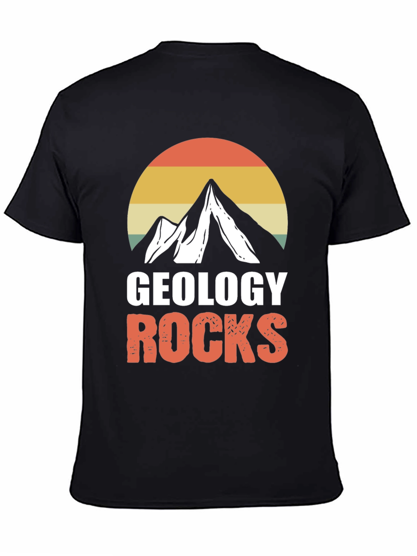 Camiseta Geología Rocks Montaña Retro