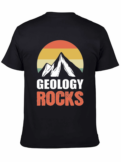Camiseta Geología Rocks Montaña Retro