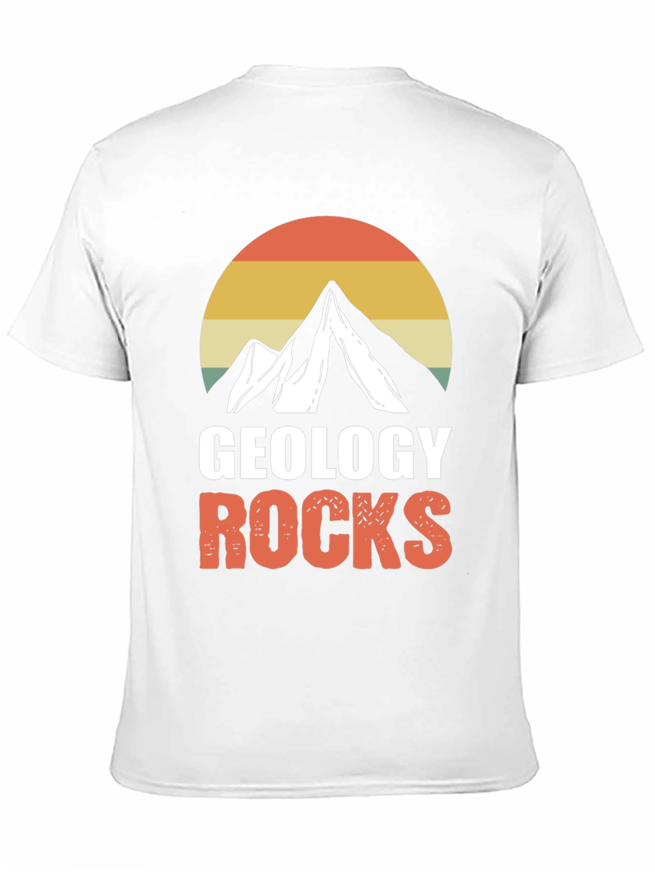 Camiseta Geología Rocks Montaña Retro