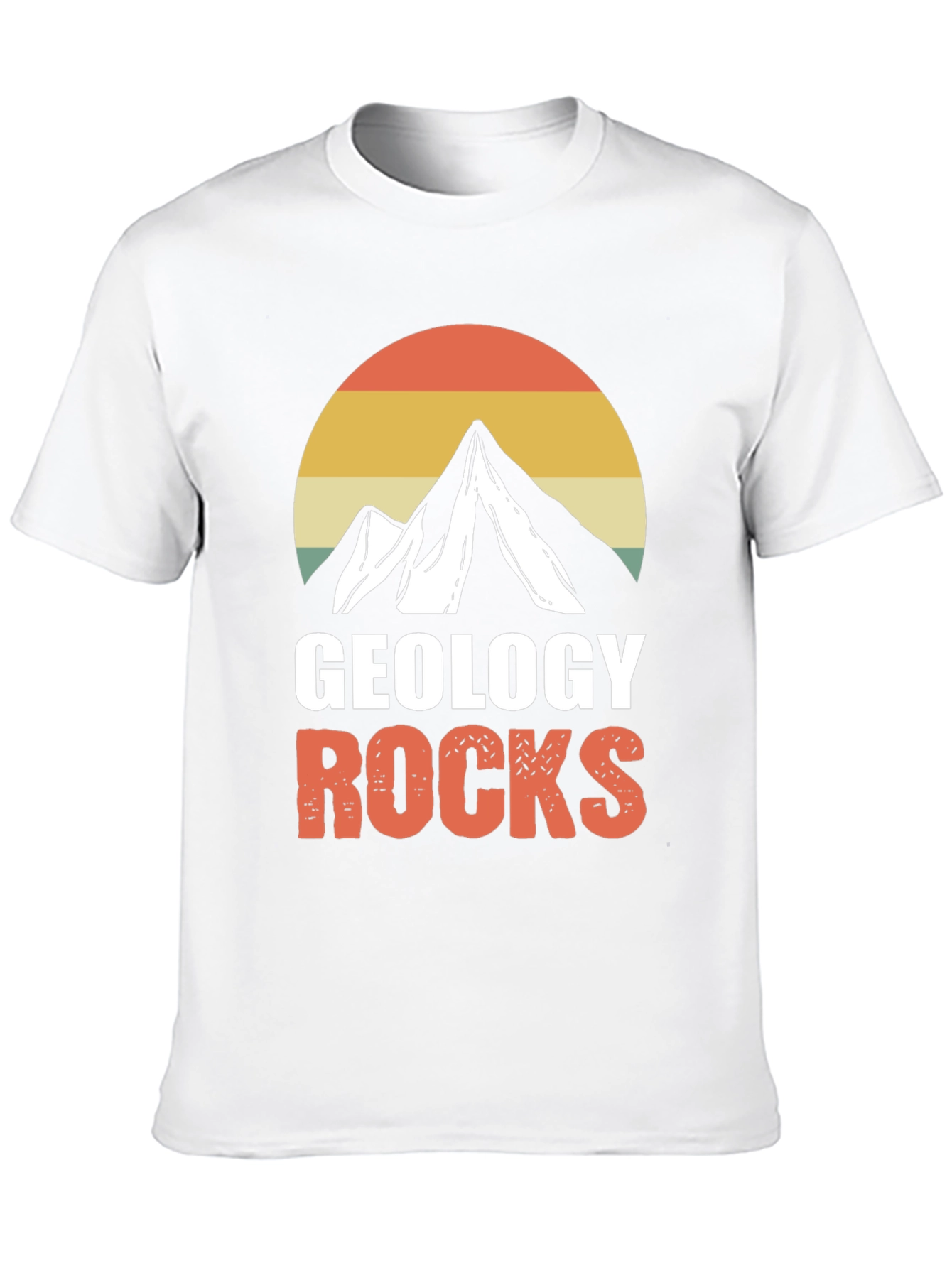 Camiseta Geología Rocks Montaña Retro