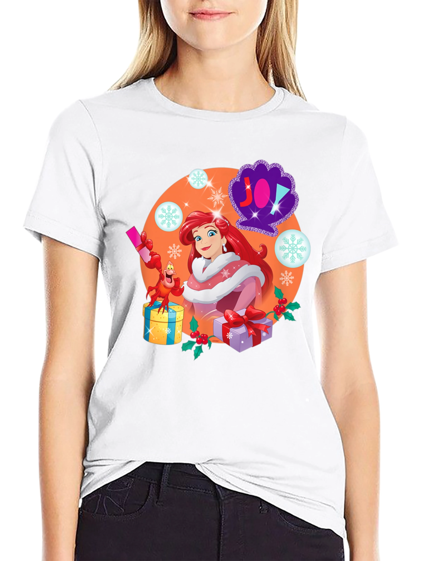 Camiseta Navidad Ariel y Sebastián
