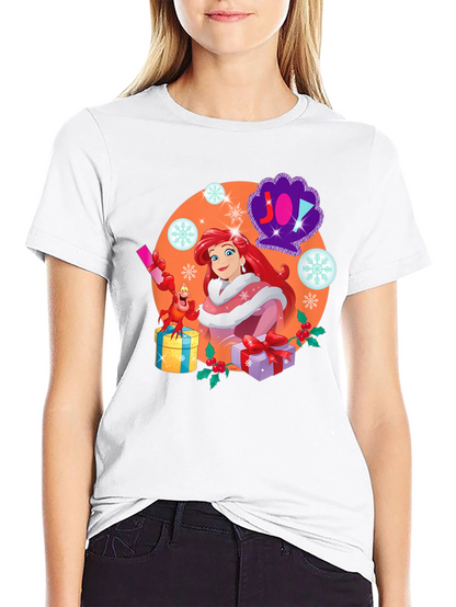 Camiseta Navidad Ariel y Sebastián