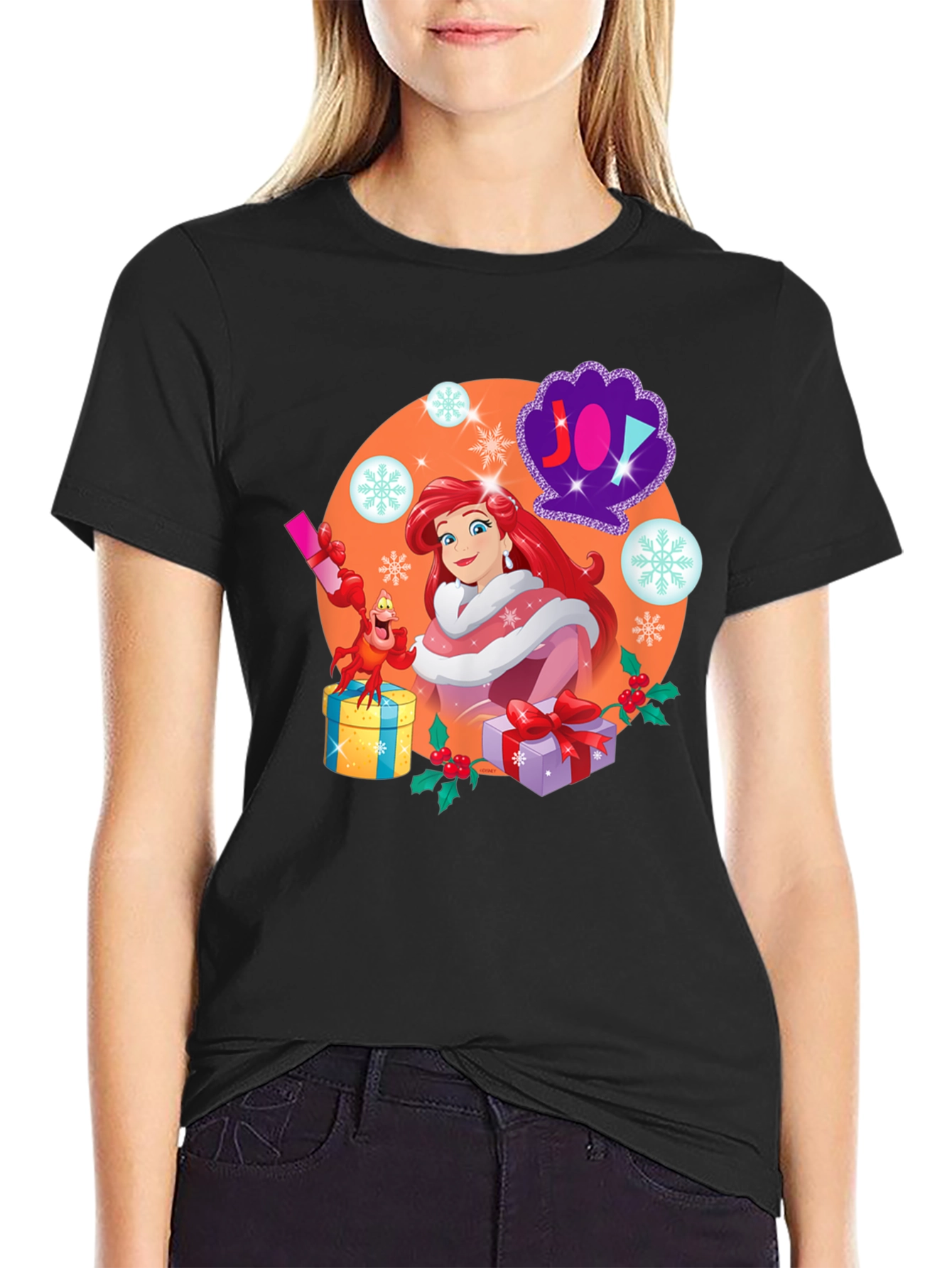 Camiseta Navidad Ariel y Sebastián