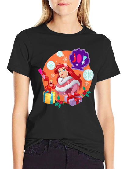 Camiseta Navidad Ariel y Sebastián