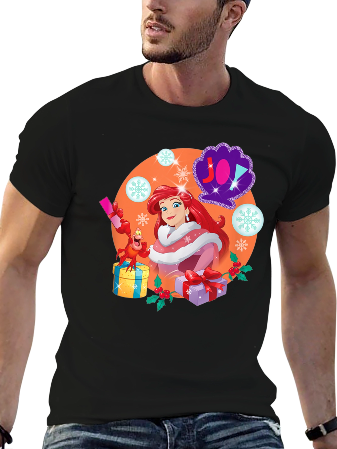 Camiseta Navidad Ariel y Sebastián