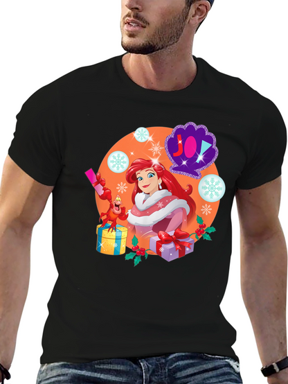 Camiseta Navidad Ariel y Sebastián