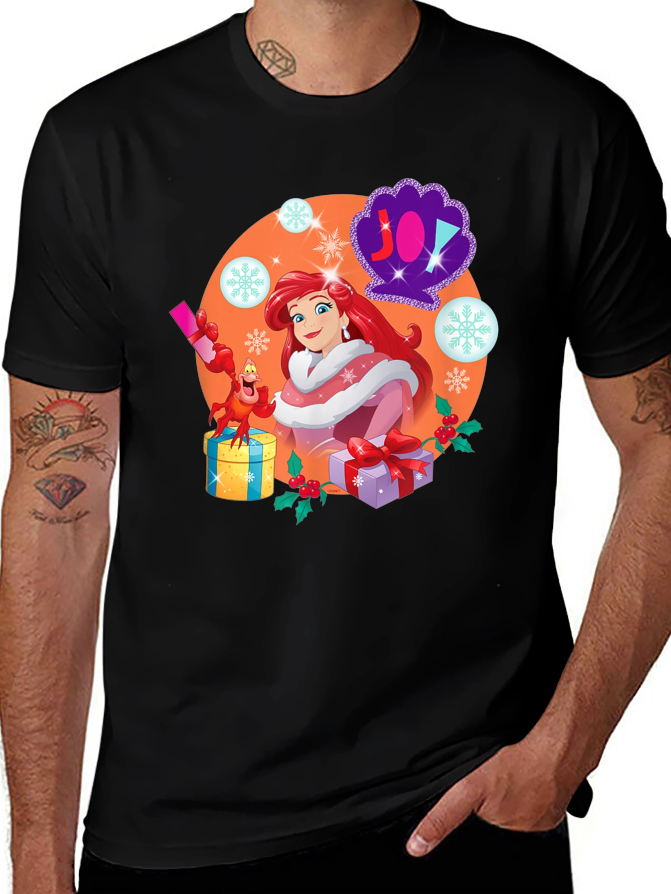 Camiseta Navidad Ariel y Sebastián