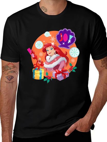 Camiseta Navidad Ariel y Sebastián