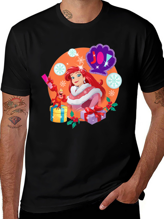 Camiseta Navidad Ariel y Sebastián