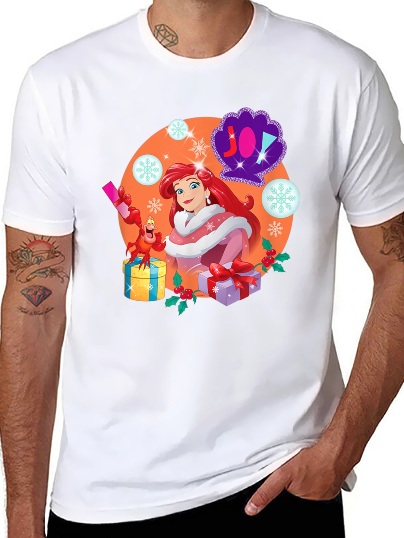 Camiseta Navidad Ariel y Sebastián