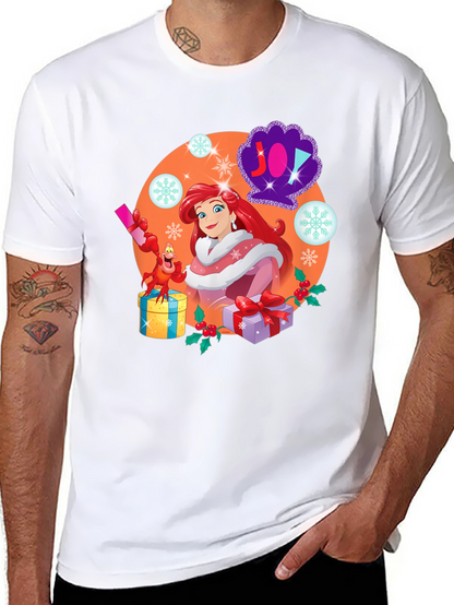 Camiseta Navidad Ariel y Sebastián