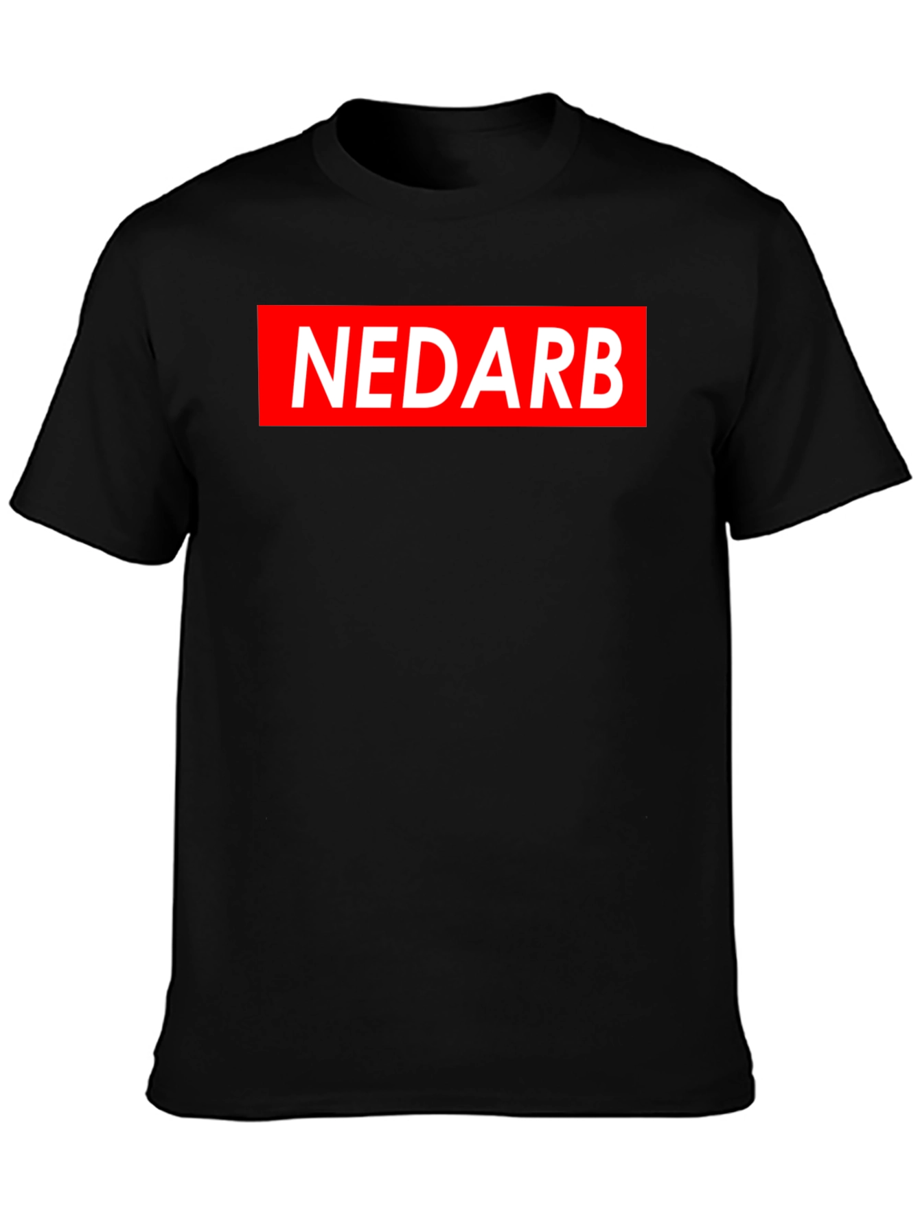 Camiseta Negra NEDARB Estilo Urbano